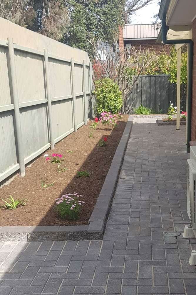 backyard landscaping after